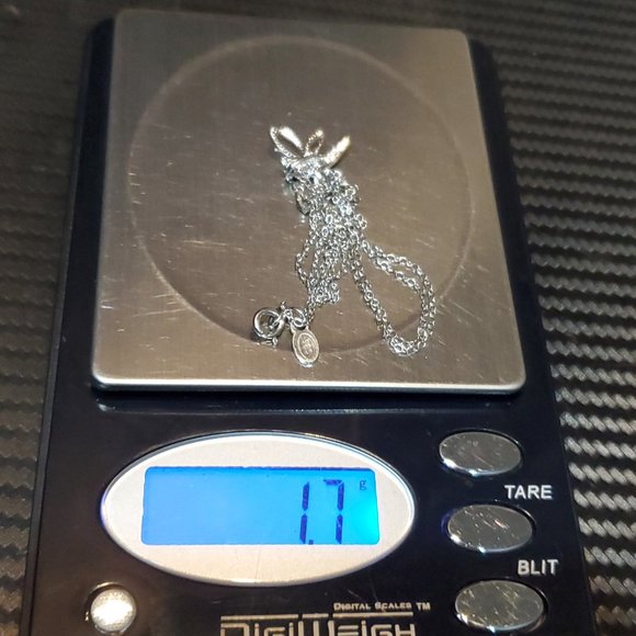 18 Inch 925 Sterling Silver Small Dragonfly Pendant Necklace - Picture 6 of 6